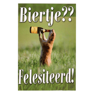 Biertje? Felesiteerd