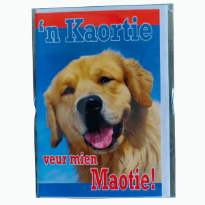 Boer'nKunst kaart – ’n Kaortie veur mien Maotie