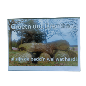Boer'nKunst kaart – Groetn uut Drenthe (hunebedden)