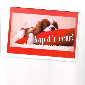 wenskaart groningen – Kop d'r veur!