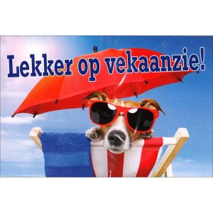 wenskaart groningen – Lekker op vekaanzie!