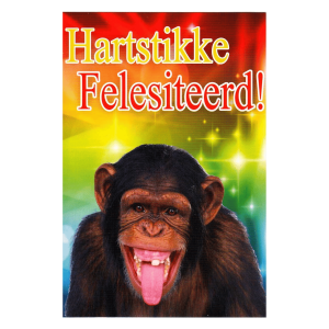 Wenskaart Gronings – Hartstikke Felisiteerd!