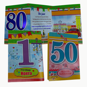 Wenskaart leeftijden